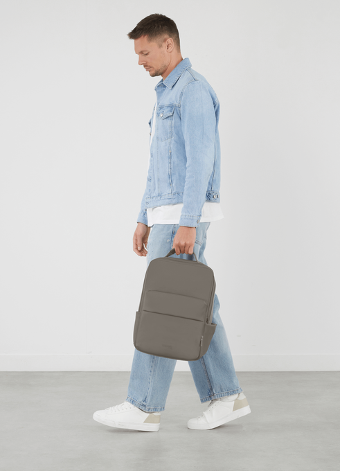 Lipault Lost In Berlin Lifetrotter Backpack  Ash Stone