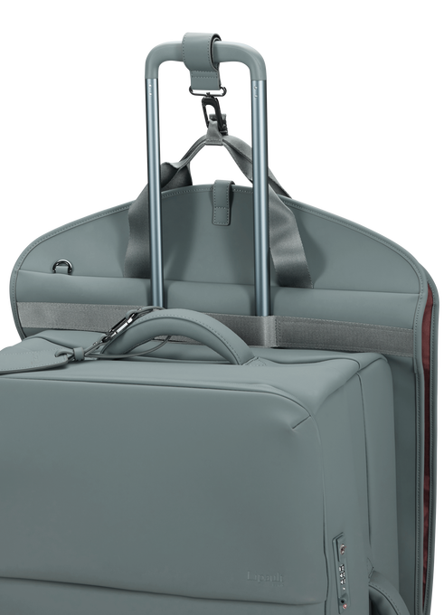 Lipault Lost In Berlin Garment Bag  Cement Storm