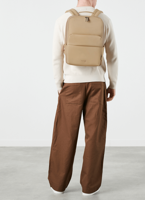 Lipault Lost In Berlin Lifetrotter Backpack  Sandstone