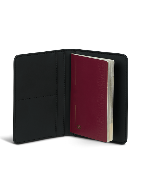 Lipault Lost In Berlin Passport cover Black