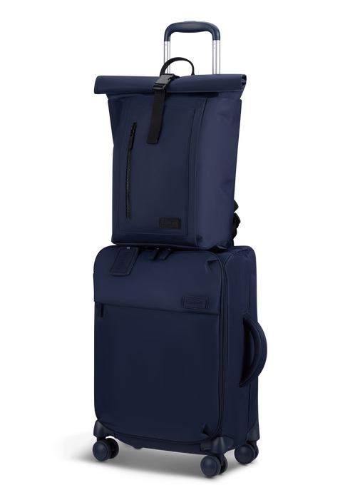 Lipault City Plume Rolltop Backpack  Navy