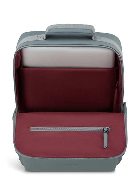 Lipault Lost In Berlin Lifetrotter Backpack  Cement Storm