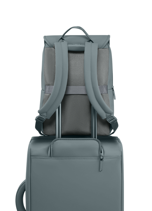 Lipault Lost In Berlin Square Backpack 2.0  Cement Storm