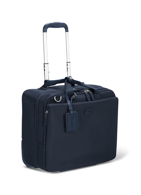 Lipault 4BIZ Rolling Laptop Bag Carbon Blue