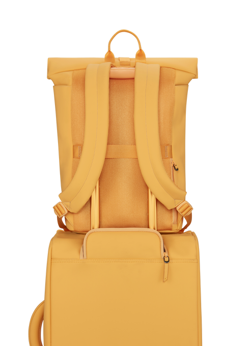 Lipault Lost In Berlin Rolltop Backpack 2.0  Mango Burst