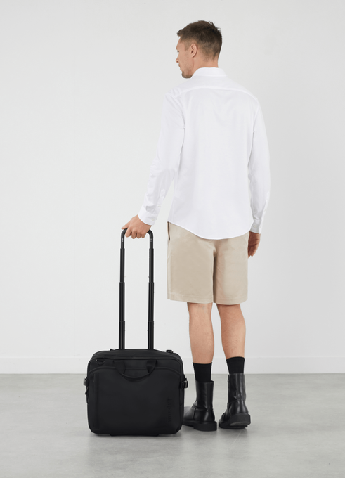 Lipault Lost In Berlin Rolling Tote  Noir