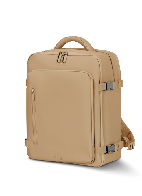 Lipault Lost In Berlin Travel Backpack 2.0  Sandstone