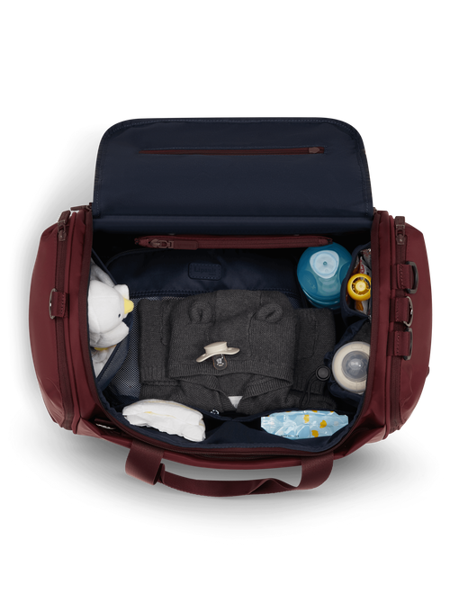 Lipault City Plume Diaper Bag  Bordeaux