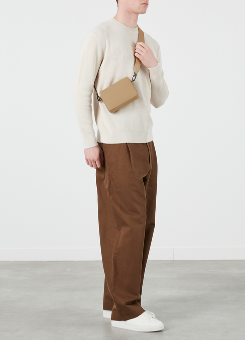 Lipault Lost In Berlin Crossbody Bag - The Box  Sandstone