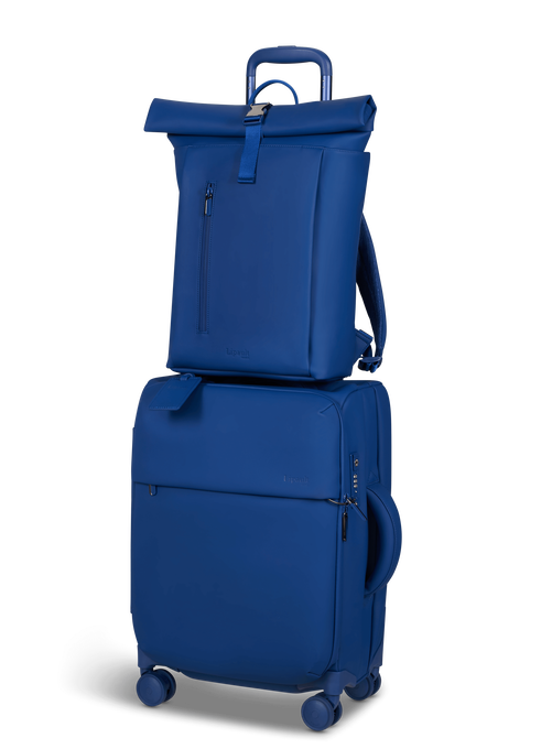 Lipault Lost In Berlin Rolltop Backpack 2.0  Blue Me Away