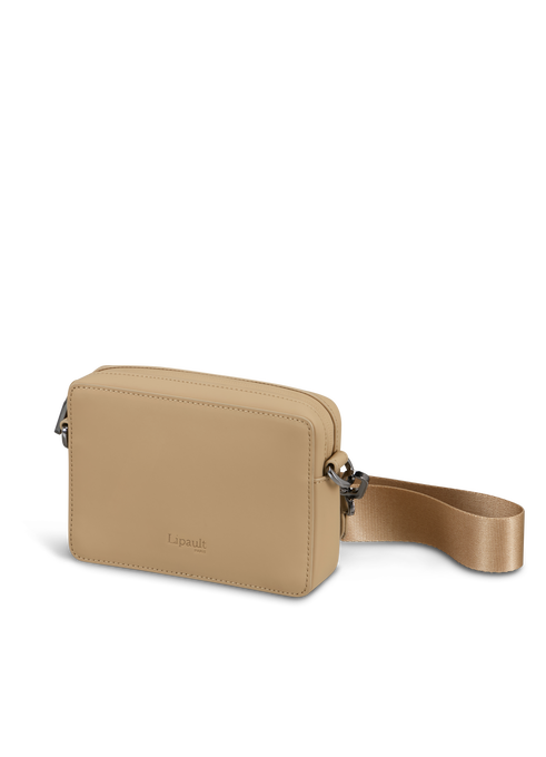 Lipault Lost In Berlin Crossbody Bag - The Box  Sandstone