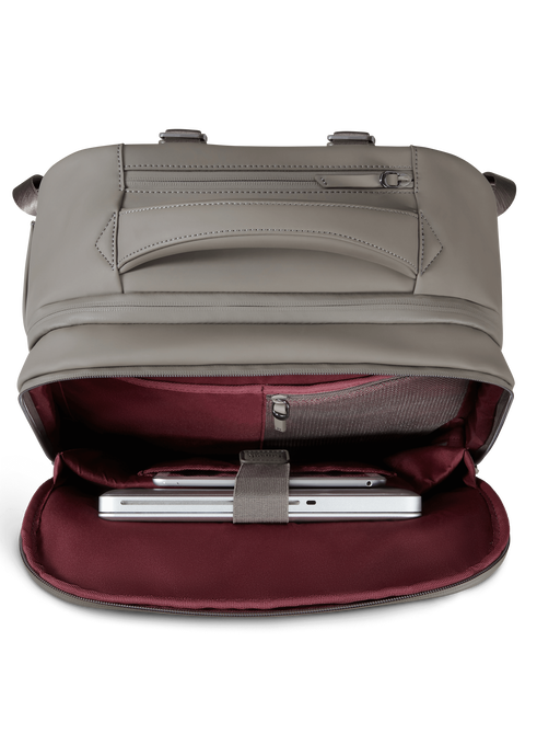 Lipault Lost In Berlin Backpack Pro With Wheels  Ash Stone