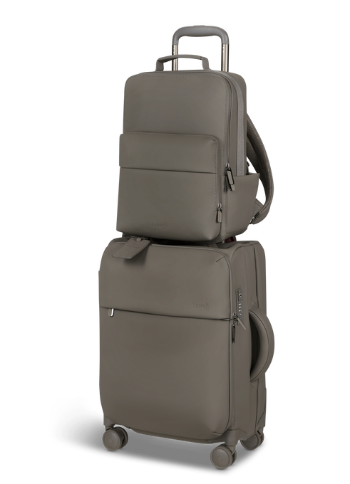 Lipault Lost In Berlin Lifetrotter Backpack  Ash Stone