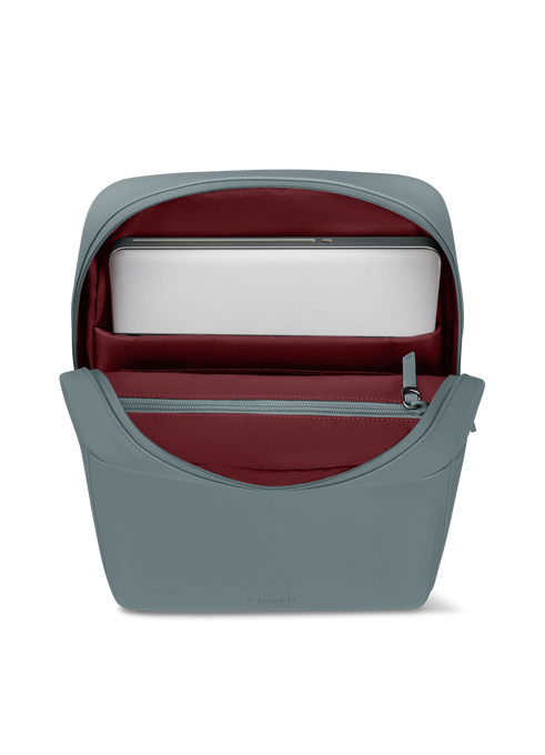 Lipault Lost In Berlin Square Backpack 2.0  Cement Storm