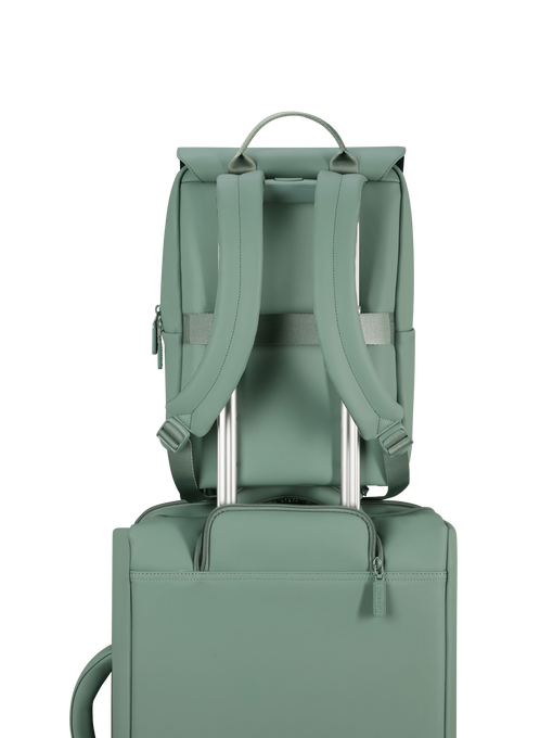 Lipault Lost In Berlin Square Backpack  Dry Sage